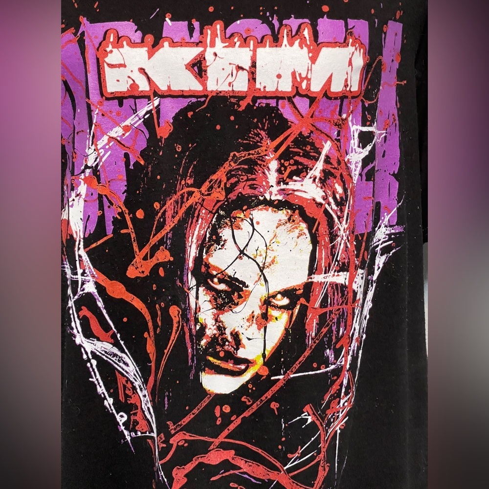 Kim Dracula T-shirt Crown Of Thorns Graphic Tee Grunge Punk Emo Rock Women’s XL